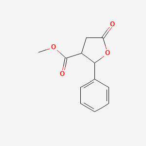 Methyl 5-oxo-2-phenyloxolane-3-carboxylate