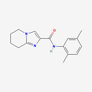 molecular formula C16H19N3O B1651783 N-(2,5-dimethylphenyl)-5,6,7,8-tetrahydroimidazo[1,2-a]pyridine-2-carboxamide CAS No. 1340791-50-5