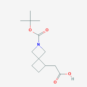 2-(2-(Tert-butoxycarbonyl)-2-azaspiro[3.3]heptan-5-yl)acetic acid