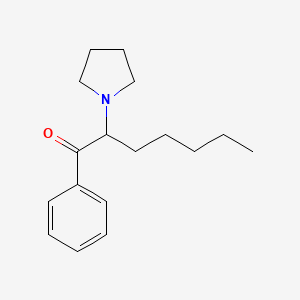 1-Phenyl-2-(pyrrolidin-1-yl)heptan-1-one