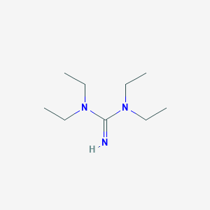 molecular formula C9H21N3 B1651807 1,1,3,3-Tetraethylguanidine CAS No. 13439-87-7
