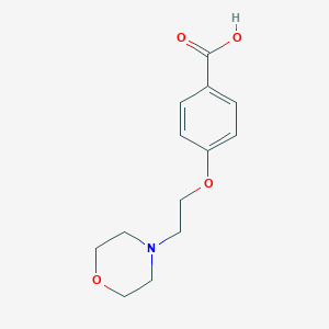 molecular formula C13H17NO4 B165181 4-(2-吗啉-4-基乙氧基)-苯甲酸 CAS No. 134599-45-4