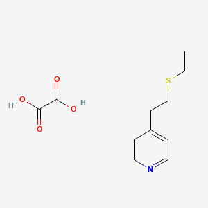 Pyridine, 4-(2-(ethylthio)ethyl)-, ethanedioate (1:1)