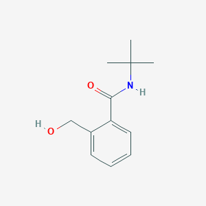 molecular formula C12H17NO2 B1651820 N-tert-Butyl-2-(hydroxymethyl)benzamide CAS No. 134750-51-9