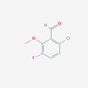 6-Chloro-3-fluoro-2-methoxybenzaldehyde
