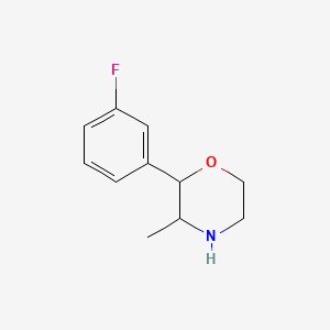 molecular formula C11H14FNO B1651833 3-Fluorophenmetrazine CAS No. 1350768-28-3