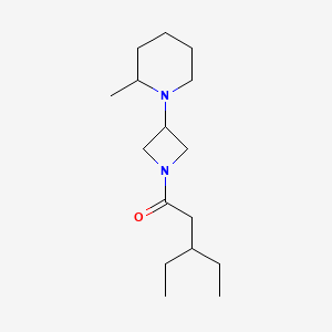 1-[1-(3-Ethylpentanoyl)azetidin-3-yl]-2-methylpiperidine