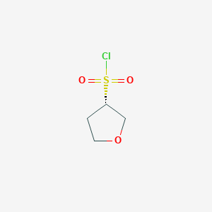 molecular formula C4H7ClO3S B1651836 (3S)-Oxolane-3-sulfonyl chloride CAS No. 1351345-64-6