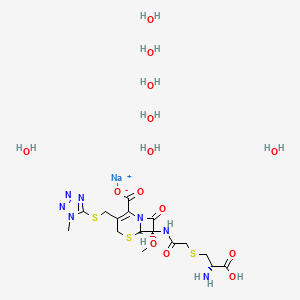 molecular formula C16H34N7NaO14S3 B1651863 Cefminox Sodium Heptahydrate CAS No. 1351813-81-4