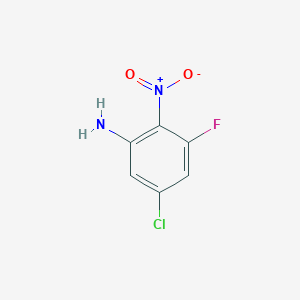 molecular formula C6H4ClFN2O2 B1651865 5-Chloro-3-fluoro-2-nitroaniline CAS No. 1352457-23-8