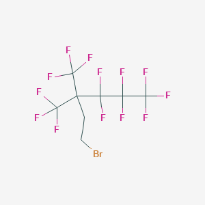 molecular formula C8H4BrF13 B165187 6-溴-1,1,1,2,2,3,3-七氟-4,4-双(三氟甲基)己烷 CAS No. 128454-91-1