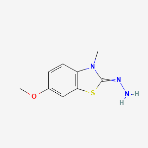 2-Hydrazinylidene-6-methoxy-3-methyl-2,3-dihydro-1,3-benzothiazole