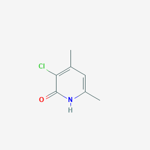 molecular formula C7H8ClNO B1651874 3-Chloro-4,6-dimethyl-1,2-dihydropyridin-2-one CAS No. 1354528-17-8