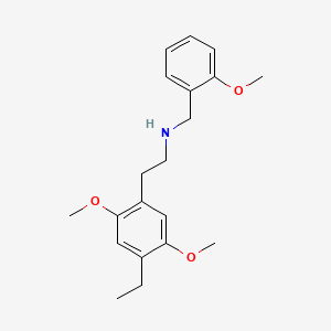 molecular formula C20H27NO3 B1651878 2-(2,5-Dimethoxy-4-ethylphenyl)-N-(2-methoxybenzyl)ethanamine CAS No. 1354632-14-6