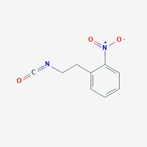 molecular formula C9H8N2O3 B1651885 1-(2-Isocyanatoethyl)-2-nitrobenzene CAS No. 1354952-54-7