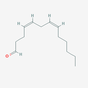 molecular formula C13H22O B1651890 (4Z,7Z)-Trideca-4,7-dienal CAS No. 13552-95-9