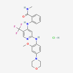 2-(2-(2-Methoxy-4-morpholinophenylamino)-5-(trifluoromethyl)pyridine-4-ylamino)-N-methylbenzamide hydrochloride