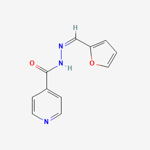 molecular formula C11H9N3O2 B1651904 Furfural isonicotinoylhydrazone, (Z)- CAS No. 1356726-51-6
