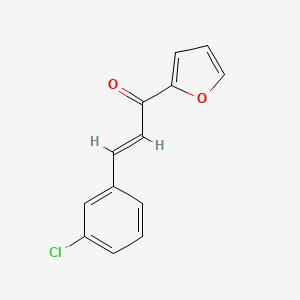 molecular formula C13H9ClO2 B1651927 (2E)-3-(3-Chlorophenyl)-1-(furan-2-yl)prop-2-en-1-one CAS No. 135950-62-8