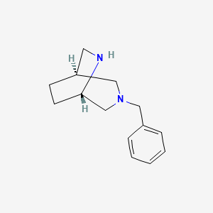 molecular formula C14H20N2 B1651929 rac-(1S,5S)-3-benzyl-3,6-diazabicyclo[3.2.2]nonane CAS No. 1359822-78-8