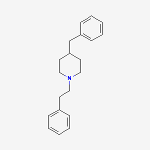 molecular formula C20H25N B1651951 4-Benzyl-1-phenethyl-piperidine CAS No. 136749-03-6