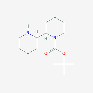 molecular formula C15H28N2O2 B1651956 tert-Butyl [2,2'-bipiperidine]-1-carboxylate CAS No. 1367936-67-1