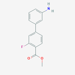 Methyl 4-(3-aminophenyl)-2-fluorobenzoate