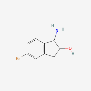 1-Amino-5-bromo-2,3-dihydro-1H-inden-2-ol