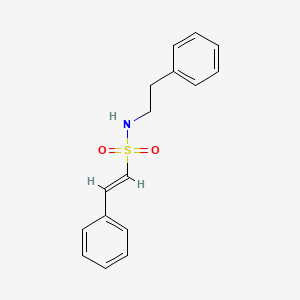 molecular formula C16H17NO2S B1651982 (E)-2-苯基-N-(2-苯乙基)乙烯磺酰胺 CAS No. 1375143-26-2
