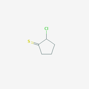 molecular formula C5H7ClS B1652042 2-Chlorocyclopentane-1-thione CAS No. 1378824-60-2