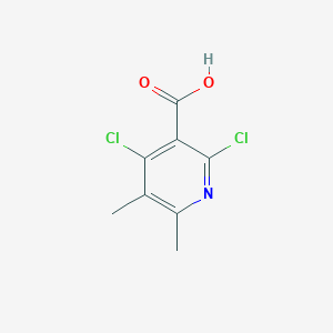 molecular formula C8H7Cl2NO2 B1652043 2,4-Dichloro-5,6-dimethylpyridine-3-carboxylic acid CAS No. 1378864-52-8