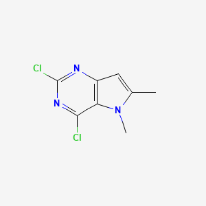 2,4-Dichloro-5,6-dimethylpyrrolo[3,2-d]pyrimidine