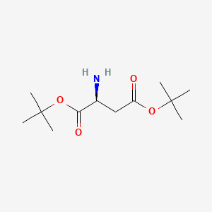 molecular formula C12H23NO4 B1652057 ditert-butyl (2S)-2-aminobutanedioate CAS No. 13795-73-8