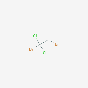 molecular formula C2H2Br2Cl2 B165206 1,2-二溴-1,1-二氯乙烷 CAS No. 75-81-0