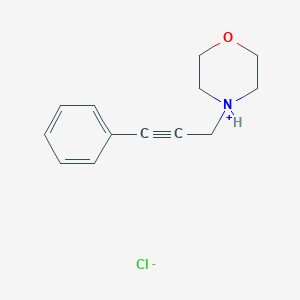 4-(3-Phenylprop-2-ynyl)morpholin-4-ium;chloride