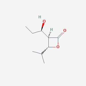 B165210 (3R,4R)-3-[(1R)-1-hydroxypropyl]-4-propan-2-yloxetan-2-one CAS No. 139609-15-7