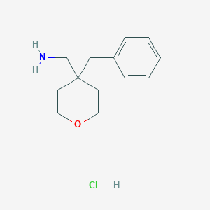 (4-Benzyloxan-4-yl)methanamine hydrochloride