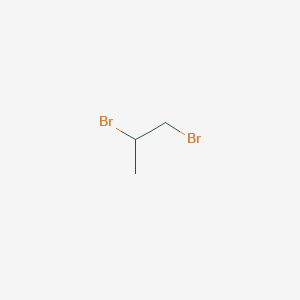 molecular formula C3H6Br2 B165211 1,2-二溴丙烷 CAS No. 78-75-1