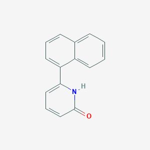 molecular formula C15H11NO B1652119 2-Hydroxy-6-(naphthalen-1-yl)pyridine CAS No. 139082-47-6