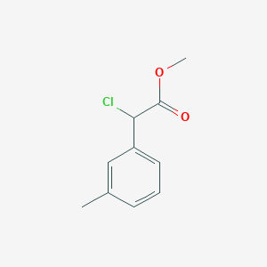 molecular formula C10H11ClO2 B1652120 Methyl 2-chloro-2-(3-methylphenyl)acetate CAS No. 13910-82-2