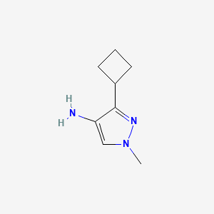 3-Cyclobutyl-1-methylpyrazol-4-amine