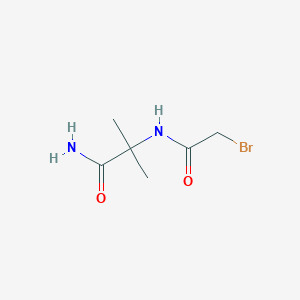 2-(2-Bromoacetamido)-2-methylpropanamide