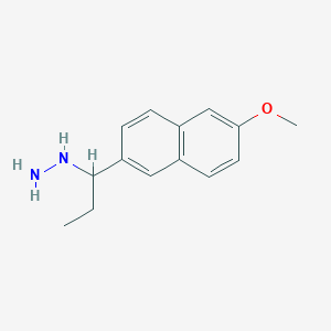 1-(6-Methoxynaphthalen-2-yl)propylhydrazine