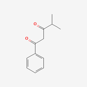 molecular formula C12H14O2 B1652188 1,3-戊二酮，4-甲基-1-苯基- CAS No. 13988-65-3