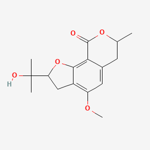 molecular formula C16H20O5 B1652189 Coriandrone A CAS No. 139906-03-9
