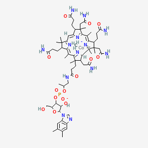 molecular formula C63H91CoN13O14P B1652204 C63H91CoN13O14P CAS No. 140224-22-2