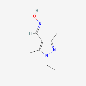 1-ethyl-3,5-dimethyl-1H-pyrazole-4-carbaldehyde oxime