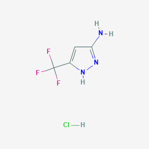 3-Amino-5-(trifluoromethyl)pyrazole Hydrochloride