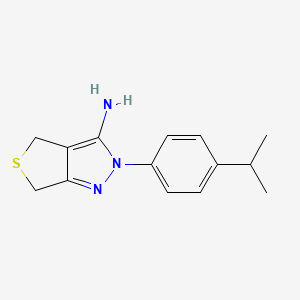 2-(4-Isopropyl-phenyl)-2,6-dihydro-4H-thieno[3,4-c]pyrazol-3-ylamine
