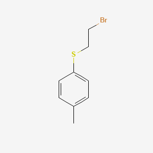 molecular formula C9H11BrS B1652264 1-[(2-Bromoethyl)sulfanyl]-4-methylbenzene CAS No. 14184-30-6